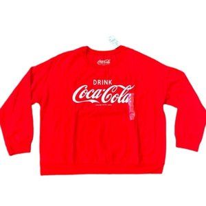 New with Tag Coca-Cola Mens lightweight sweatshirt size XXL